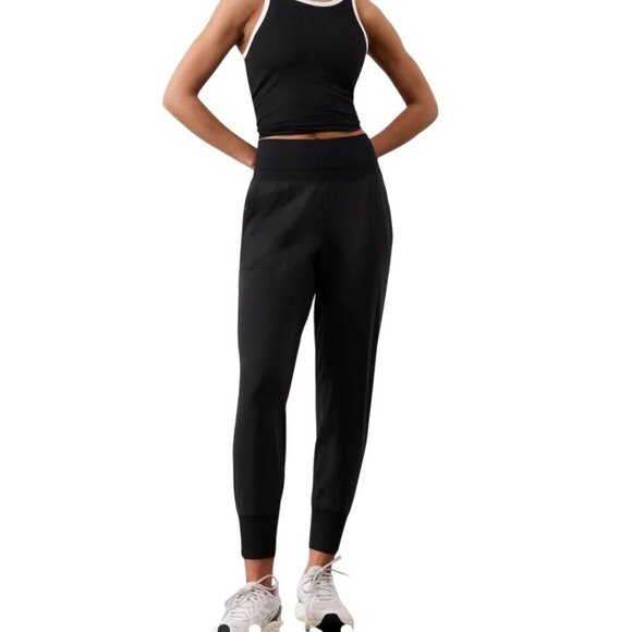 Athleta Venice High Rise Jogger No Dig Waistband Black 2022 Size S - Picture 1 of 10
